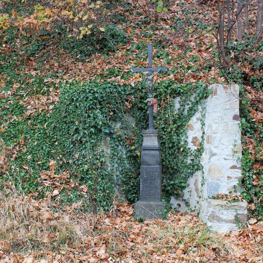 Wayside cross in Prachatice