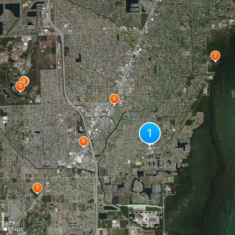 Cutler Bay Map
