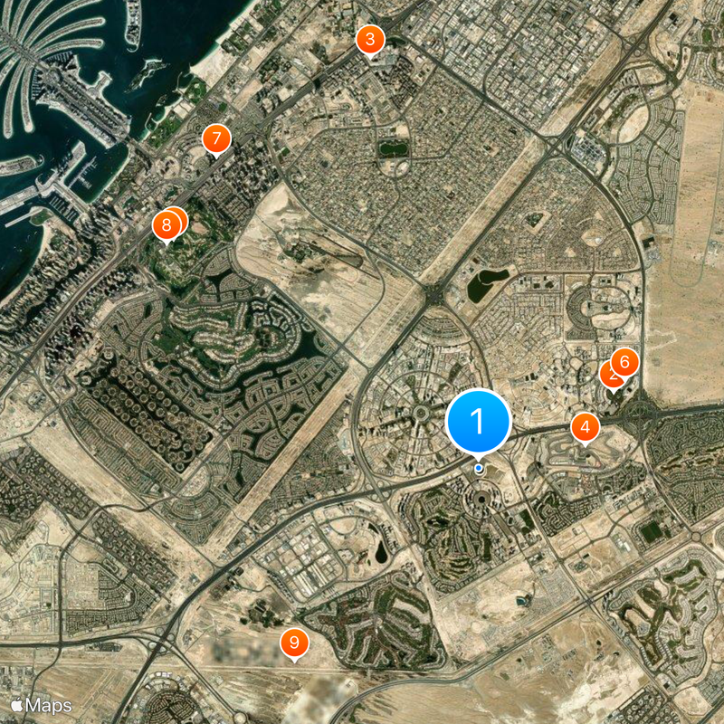DSC Cricket Stadium Map