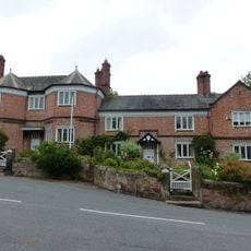 Post office with postmaster's house and attached house to right