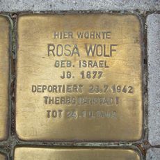 Stolperstein à la mémoire de Rosa Wolf
