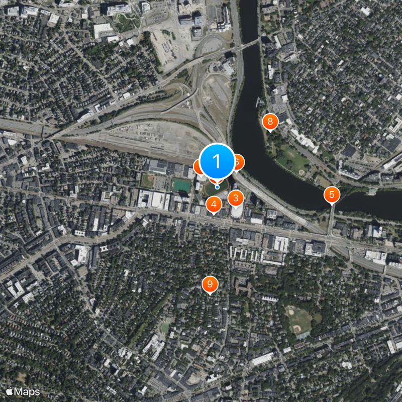 Braves Field Map