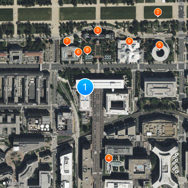 United States Department of Energy Map