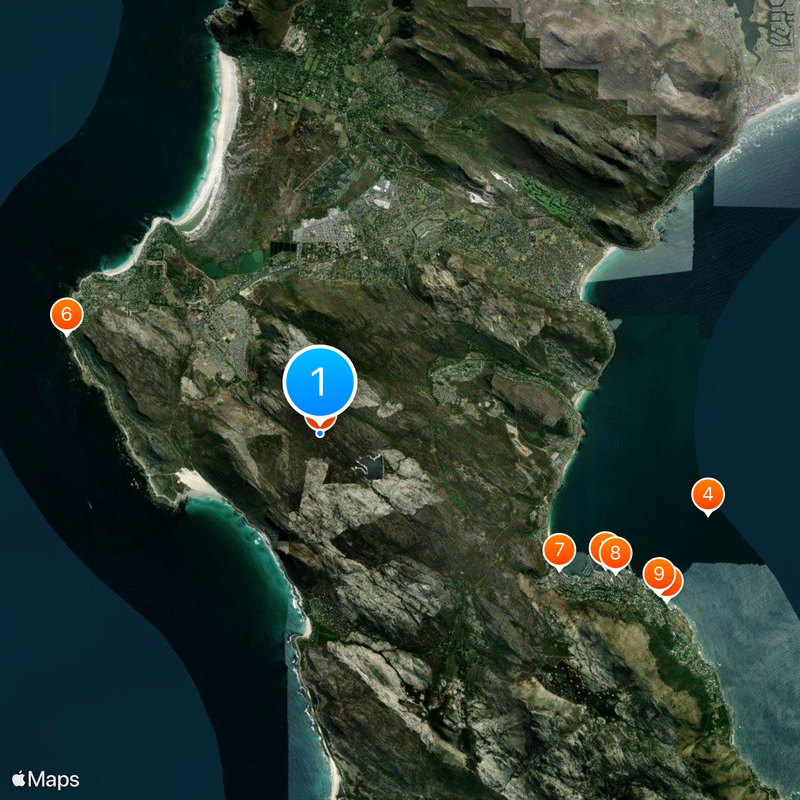 Cape Floristic Kingdom Map