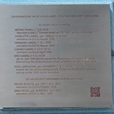 Commemorative plaque