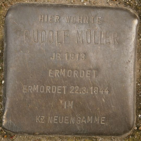 Stolperstein em memória de Rudolf Müller
