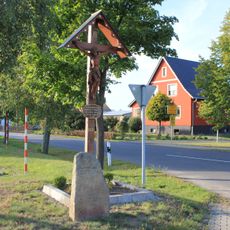 Betkreuz neben dem Kreuzstein in Gränze