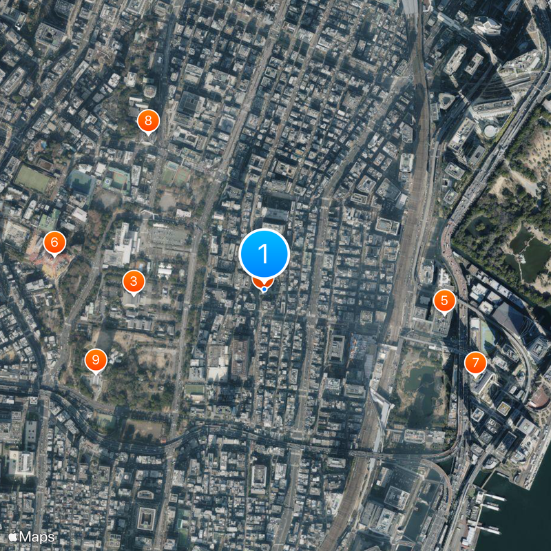 Shiba Daijingū Map