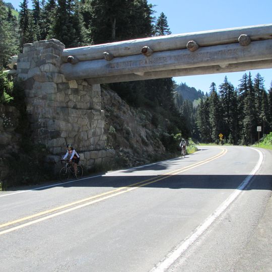Chinook Pass Entrance Arch