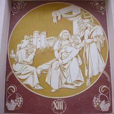 Kaplička XIII. zastavení křížové cesty u kostela v Mařenicích