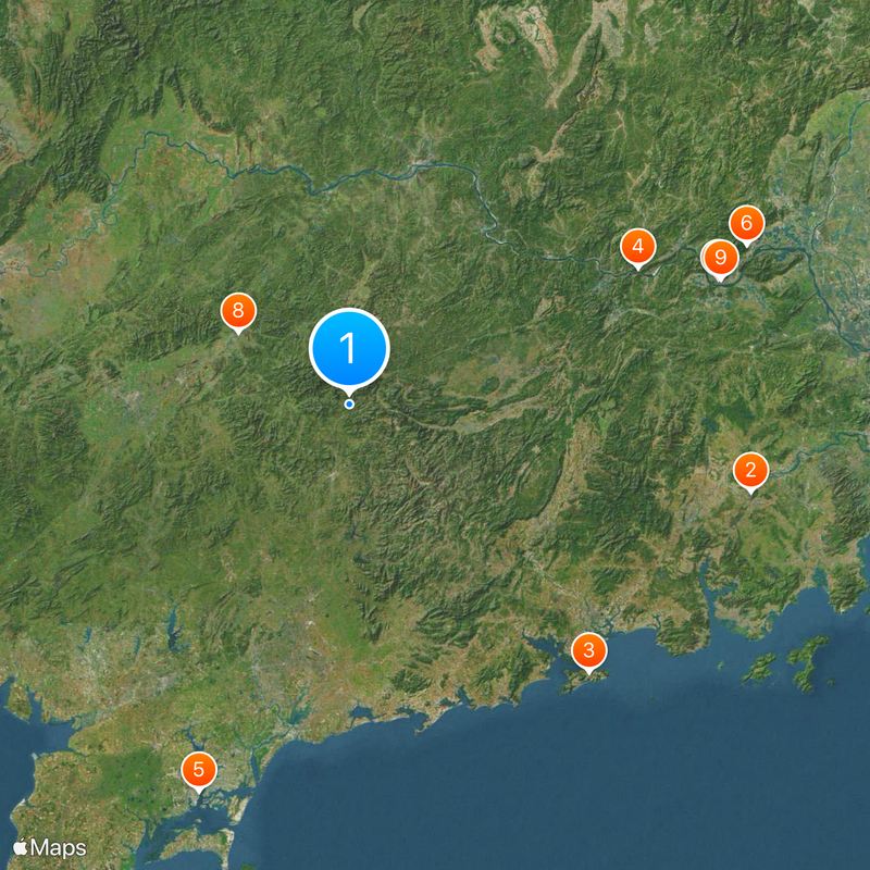 South China Map