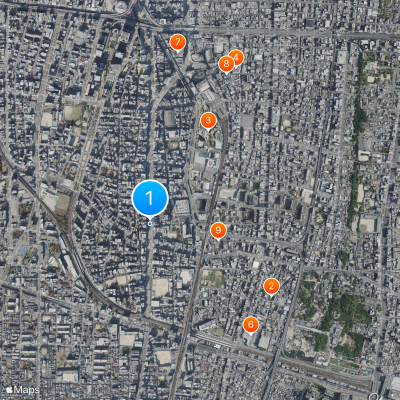 Daikokuchō Station Map