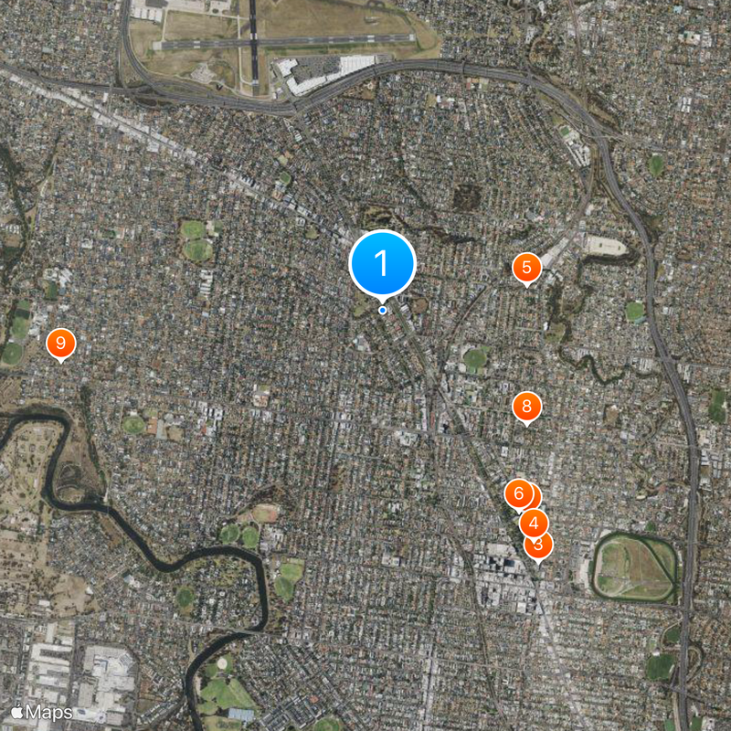 Essendon Map