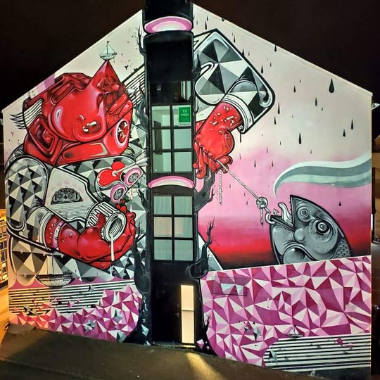 Wandmalerei, Kunstwerk