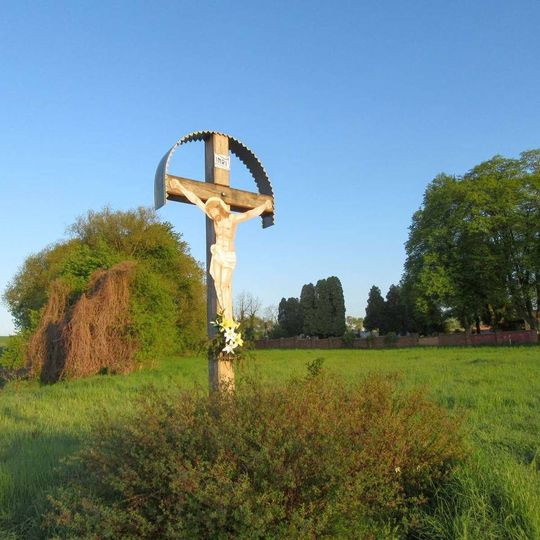 Kříž na okraji Zábřeha u hřbitova