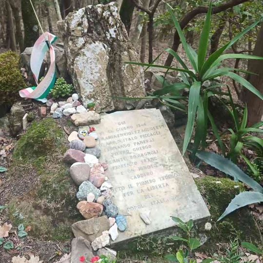 Memorial stone dedicated to the Fallen of Radio Cora