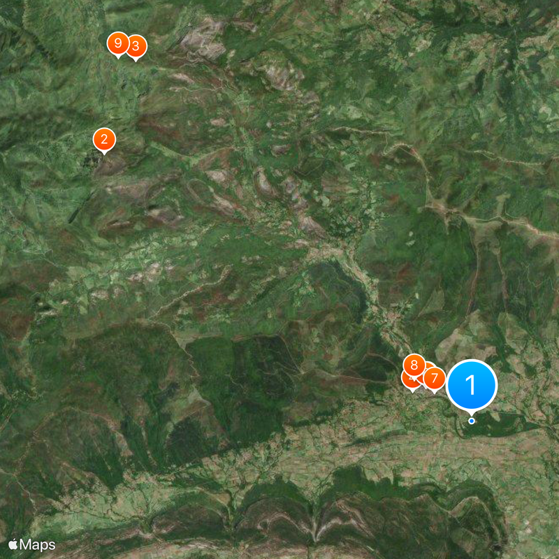 Espinosa de los Monteros Mappa