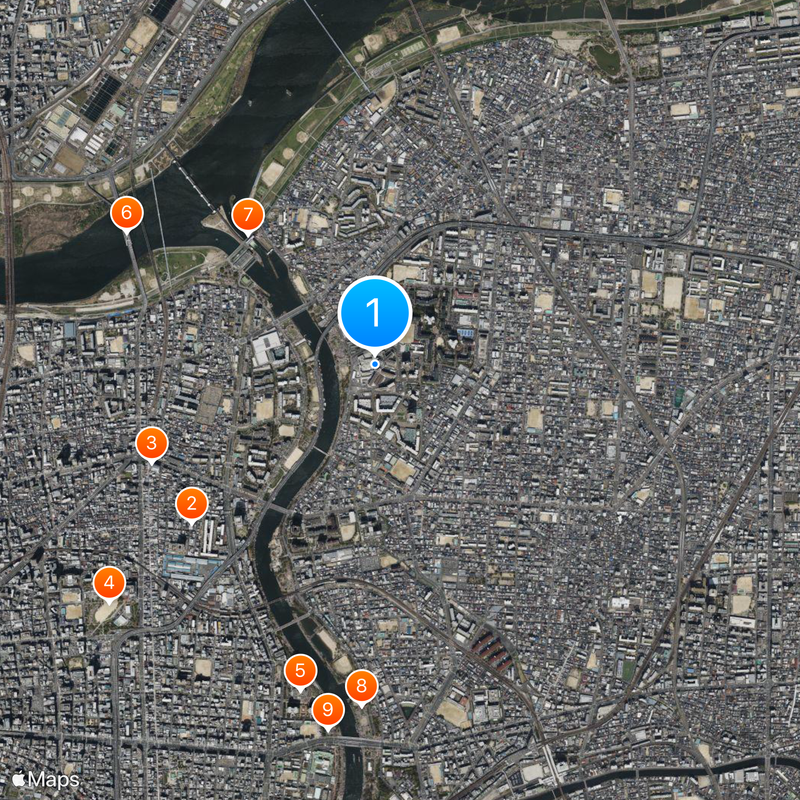 Osaka Detention House Mapa
