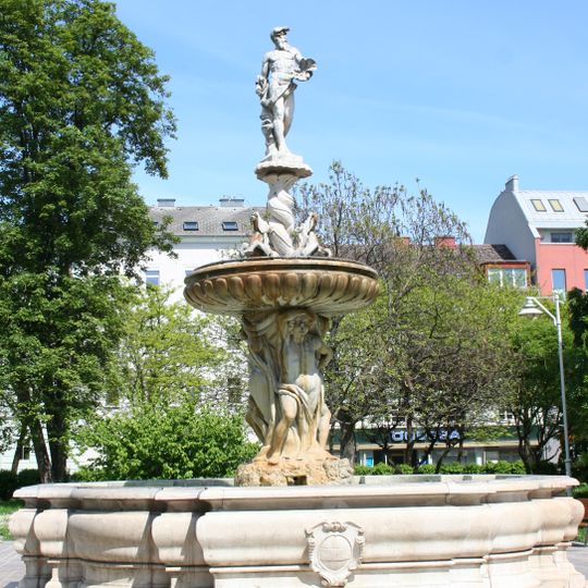 Neptunbrunnen Hessenplatz, Linz