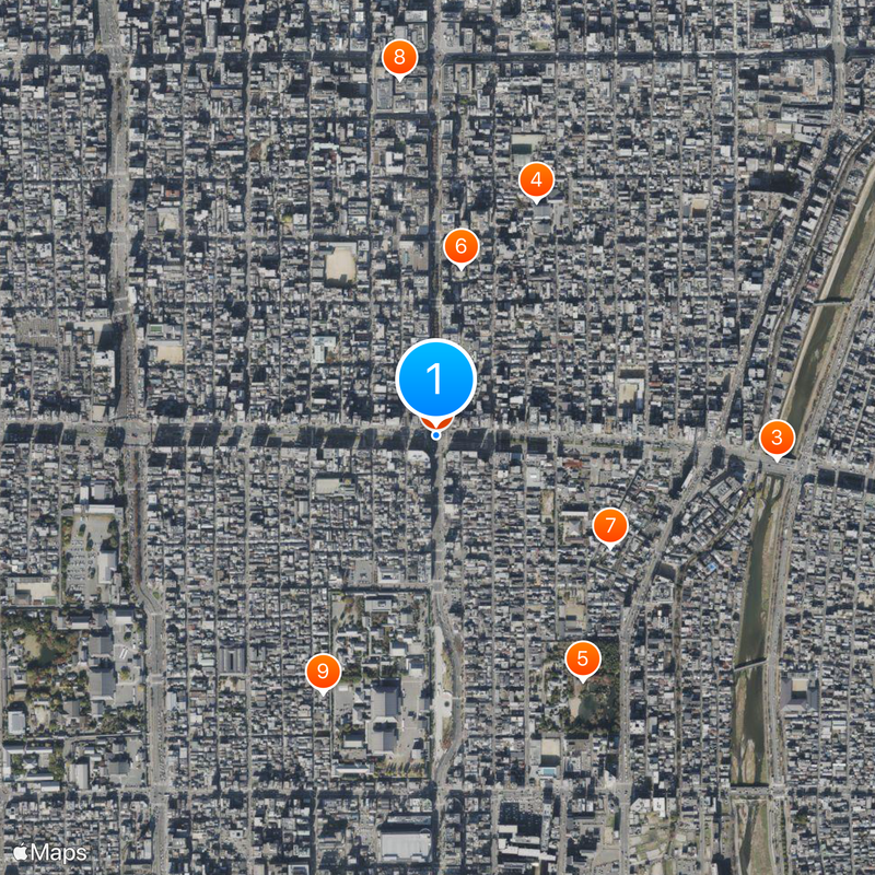 Japan National Route 9 Mapa