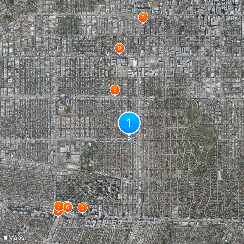 New Beverly Cinema Map