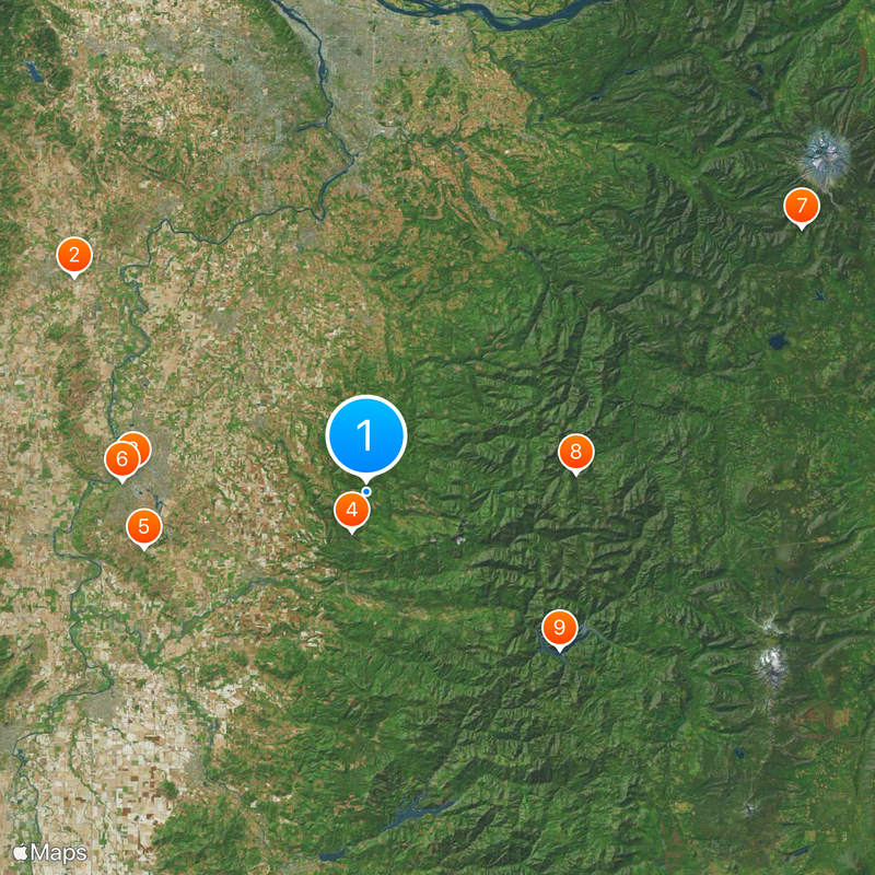Condado de Marion Mapa