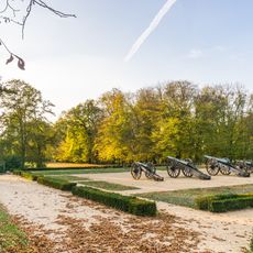 Historische Kanonen im Bismarckpark in Schönhausen (Elbe)