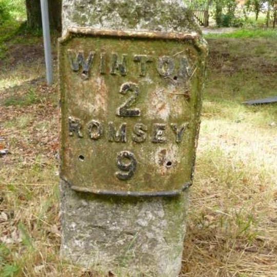 Milestone Opposite Junction Of A3090 And Pitt Lane