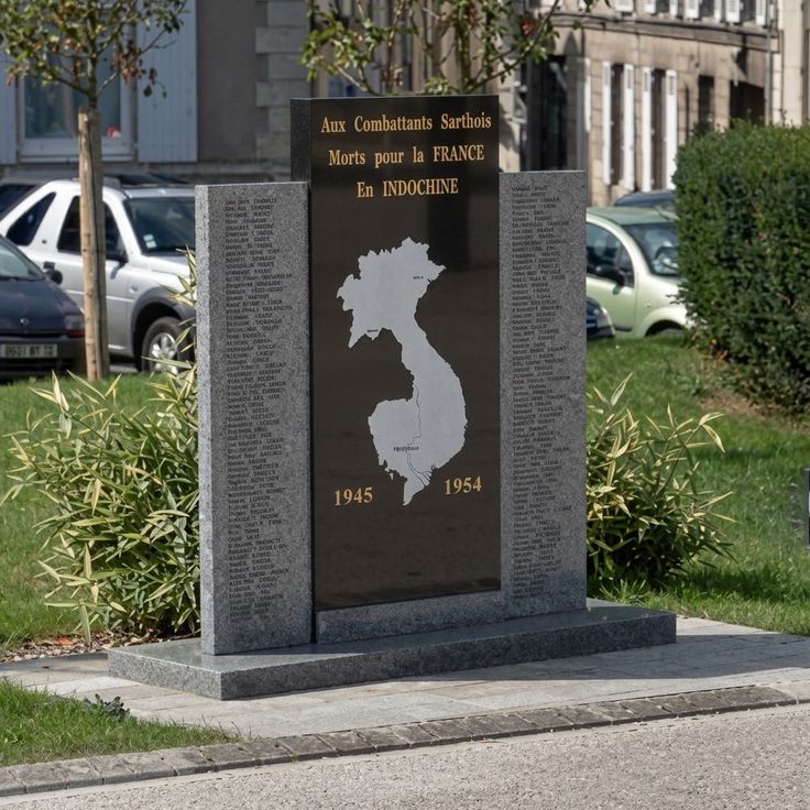 Indochina War memorial of Le Mans