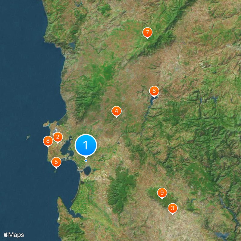 Province of Oristano Map