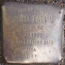 Stolperstein dedicated to Herta Fabian