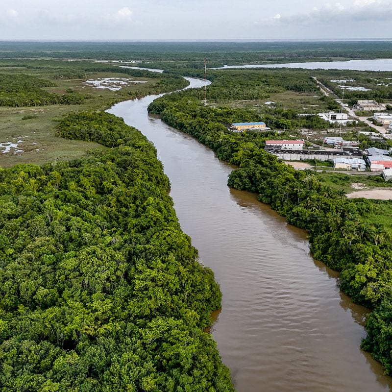 Río Hondo - Río fronterizo natural en América Central, Belice