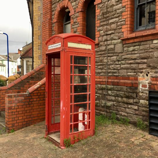 Telephone Call-box outside the old Drill Hall