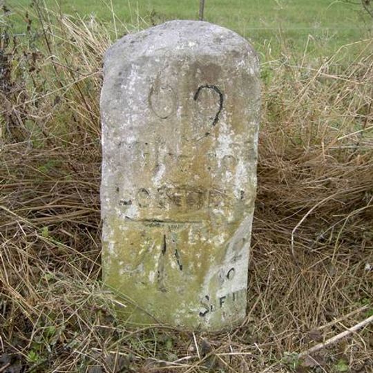 Milestone 800 Metres West Of Junction With Road To Houghton