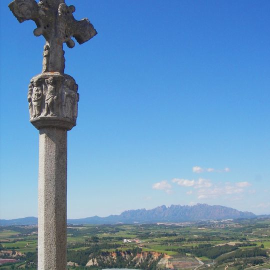 Creu del castell de Subirats