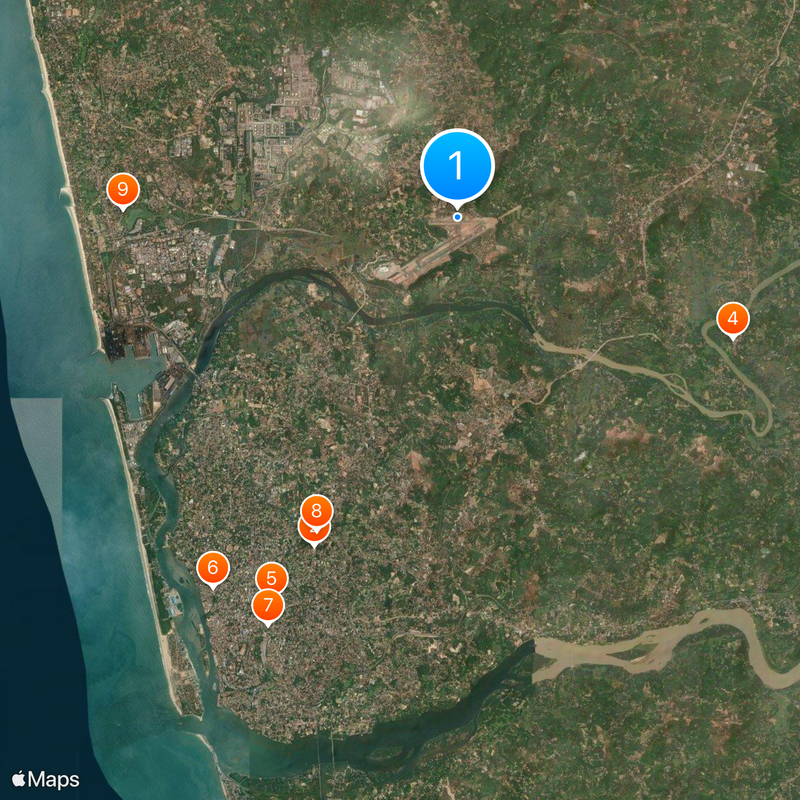 Mangaluru Airport Map