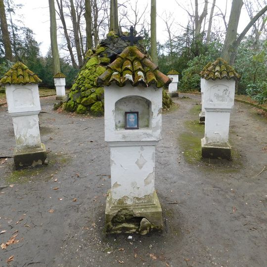 1. zastavení křížové cesty na Konopišti