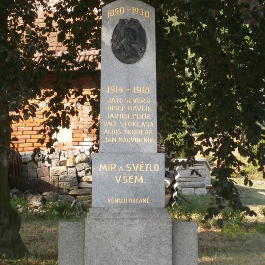 World War I memorial in Podhořany