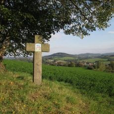 Kříž na křížové cestě u Počepic - 7. zastavení