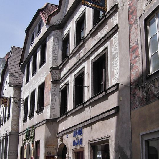Bürgerhaus, former Gasthaus Zum Goldenen Kreuz, Pfarrgasse 4, Steyr