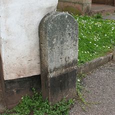 Milestone, foot of Cullompton Hill, opp. Fore Street