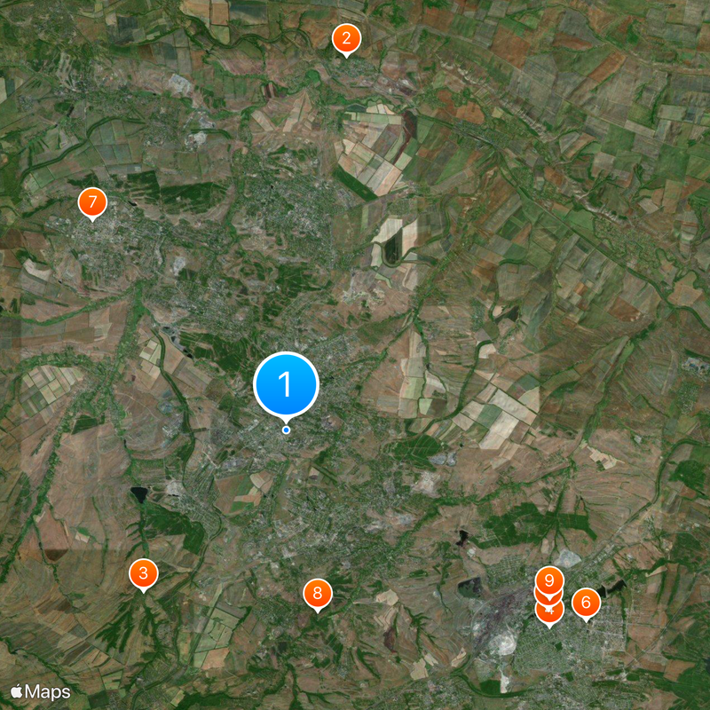 Kadiivka Map