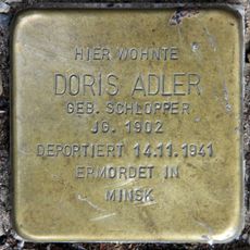 Stolperstein dedicated to Doris Adler