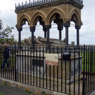Monument To Grace Darling Circa 30 Yards West Of Church Of St Aidan