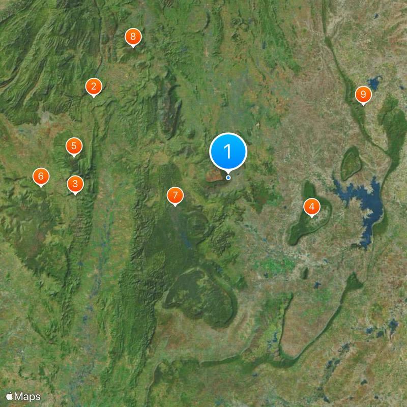 Phu Kradueng National Park Map