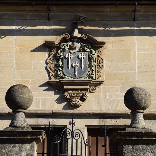 Men's Almhouses Walled Forecourt With Gateway To Nos 1 To 4
