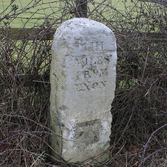 Milestone, Harcombe Garage, 30m E of entrance