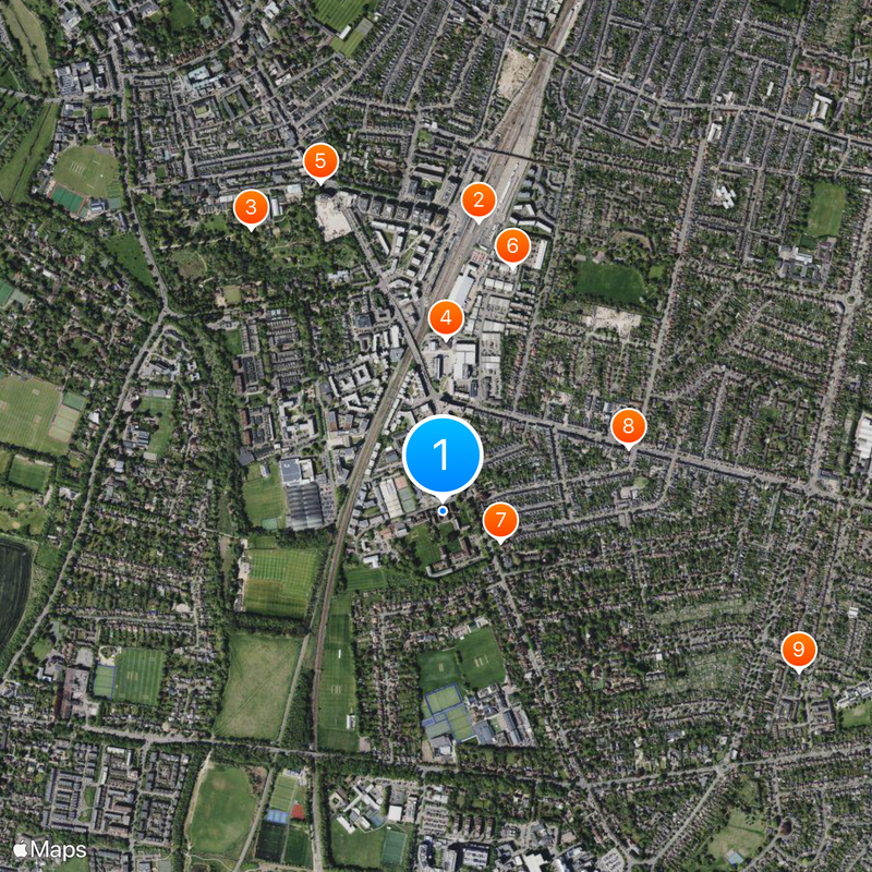 Homerton College Map