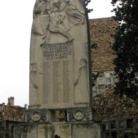 War memorial to the dead for France in the First World War