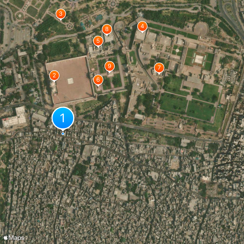 Heera Mandi Map